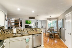 Fridge, microwave, oven, stovetop - The Glendale Gem | Walk to Shops & Trail (Denver)