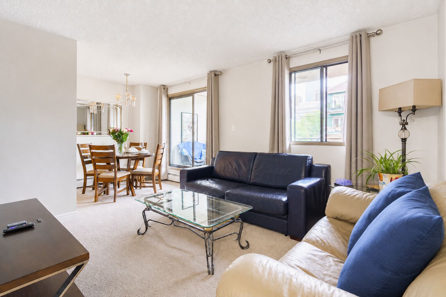 Living Room: Kick back, relax and make my place your home away from home ❤️