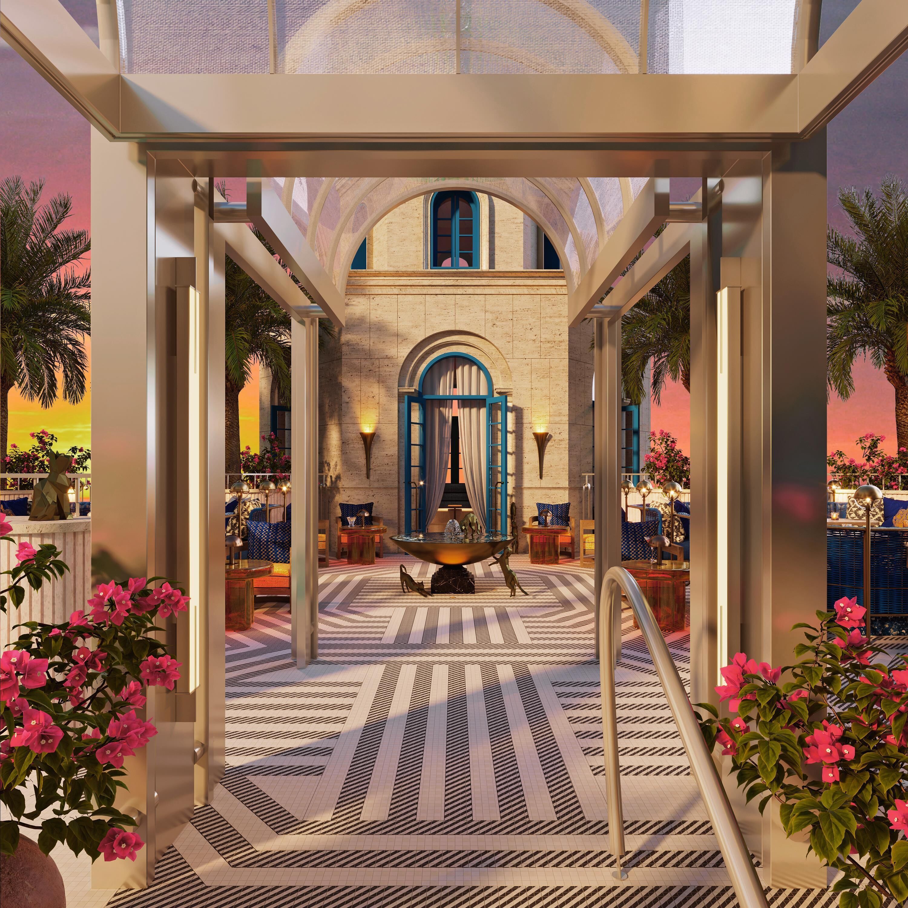 Lobby lounge, ocean view, open daily