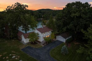 Exterior - Lakefront Getaway on Boone Lake – Sleeps 8+ • Hot Tub • Dock • Fire Pit • Kayaks (Piney Flats)