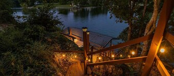 Lakefront Getaway on Boone Lake – Sleeps 8+ • Hot Tub • Dock • Fire Pit • Kayaks