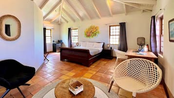 Deluxe studio suite | 1 slaapkamer, luxe beddengoed, bedden met traagschuimmatrassen