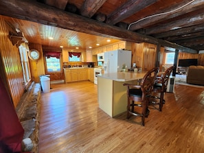 Interior - Charming re-imagined bank barn cabin. (Millmont)
