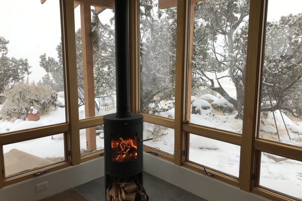 Utsikt fra overnattingsstedet