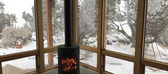 Boulder Town hillside perch in Escalante National Monument