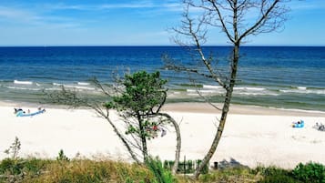 Vlak bij het strand