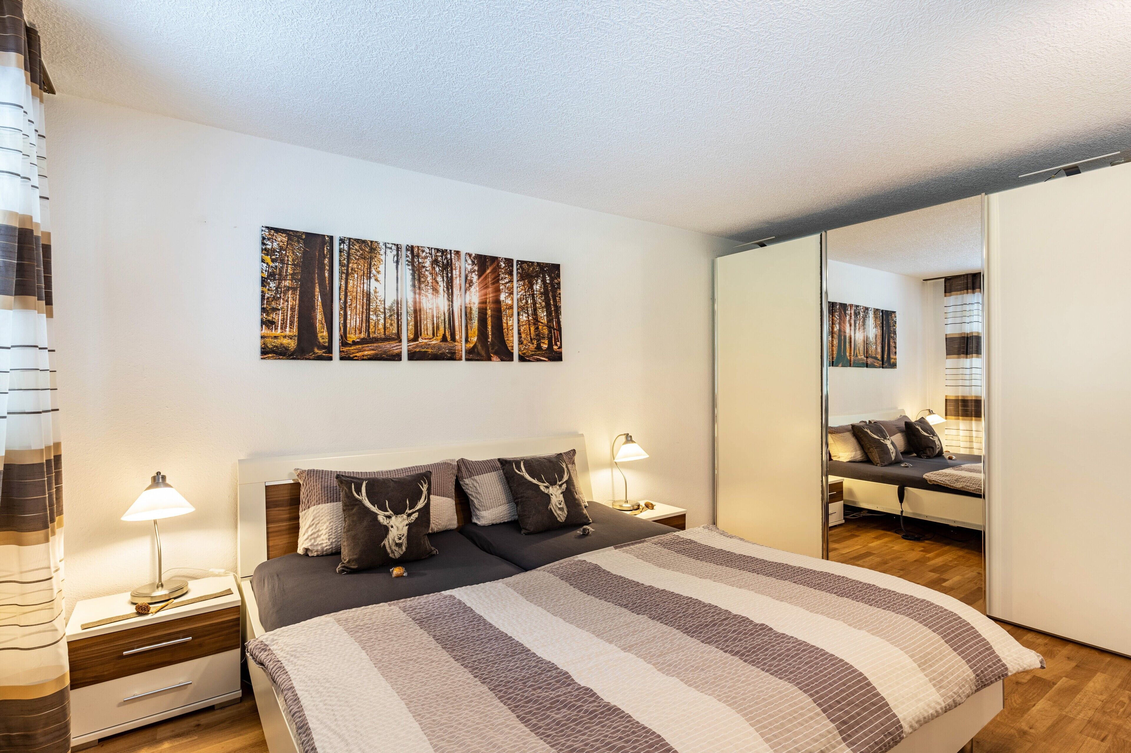 2 habitaciones, tabla de planchar con plancha y wifi gratis 