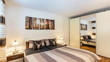 2 habitaciones, tabla de planchar con plancha y wifi gratis