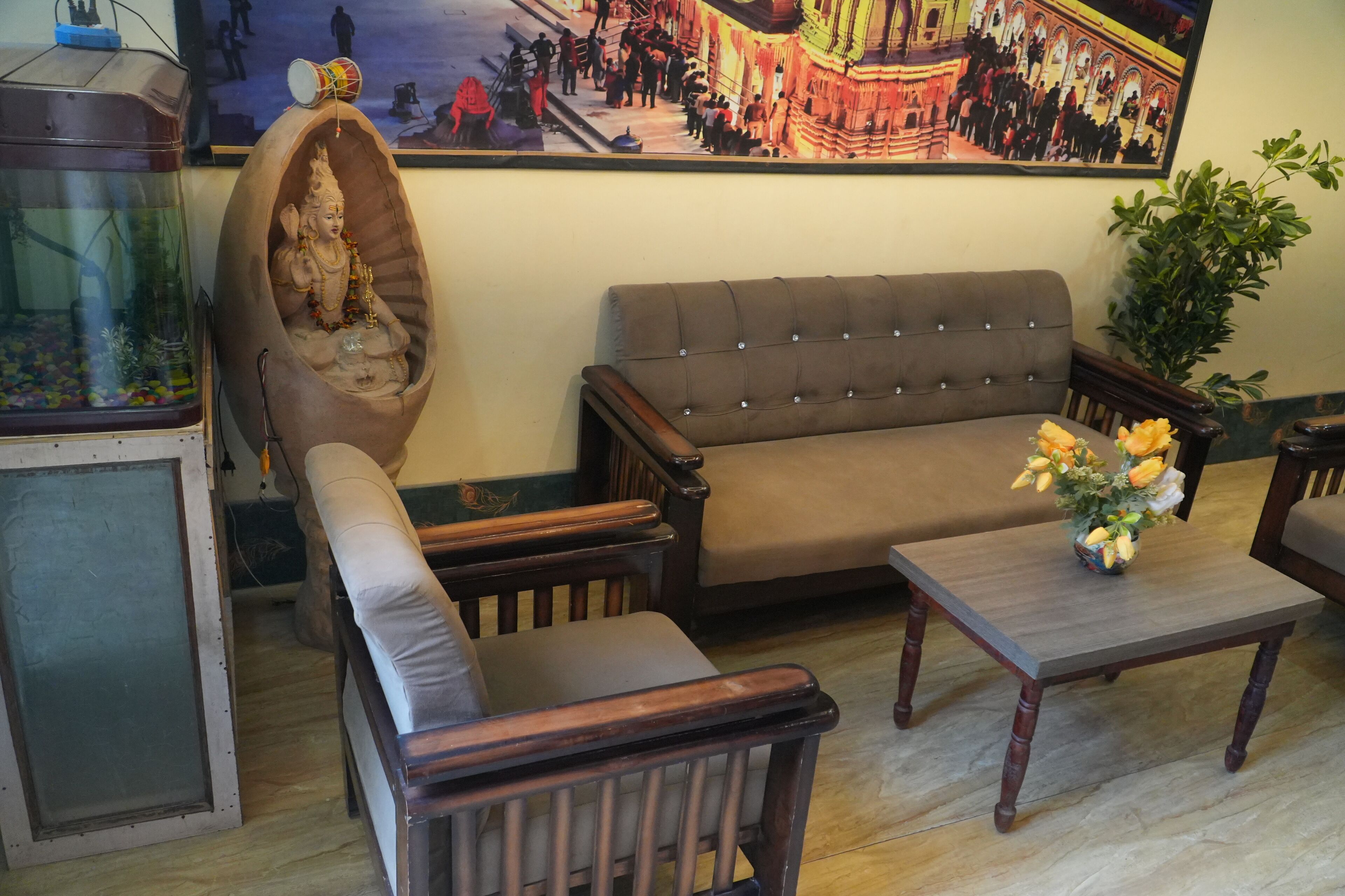 Zona de estar del vestíbulo