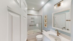 Bañera, secador de pelo