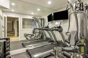 Fitness facility - 107 Park Avenue | Private Home in Aspen with Hot Tub, Pool Table, Yard, Designer Furnishings (Aspen)