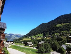 Vue depuis lâhĂ©bergement