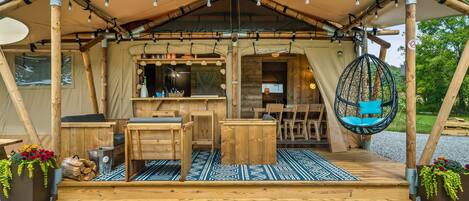 Overnattingsstedets uteområder