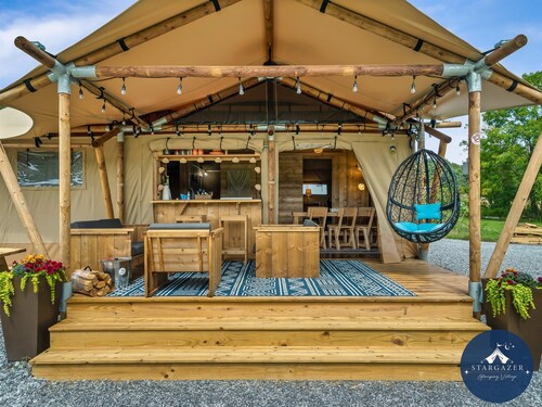 Glamp Near GSMNP|Heat|AC|WiFi|Pet Friendly