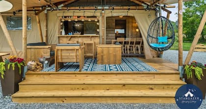 Glamp Near GSMNP|Heat|AC|WiFi|Pet Friendly