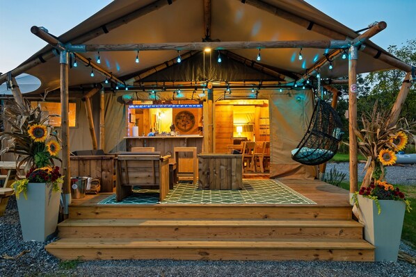 Overnattingsstedets uteområder