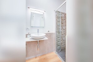 Shower, hair dryer