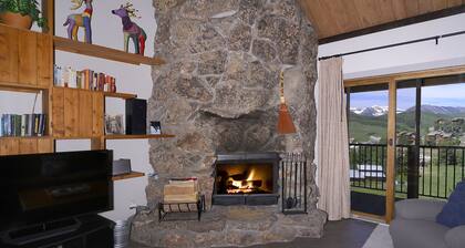 Home Away From Home! Ski-in/Ski-out, Dog Friendly Condo w/ Fireplace & Views