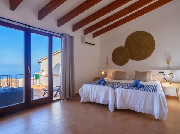 3 habitaciones, tabla de planchar con plancha y wifi 