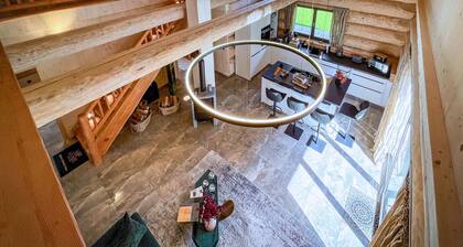 5-star nature chalet to the Franz National Park, incl. e-car