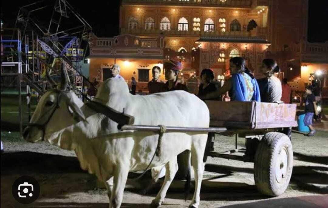Un carruatge antic tirat per cavalls davant d'un edifici d'arquitectura ornamentada.