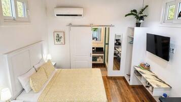 1 dormitorio, tabla de planchar con plancha, wifi gratis y ropa de cama