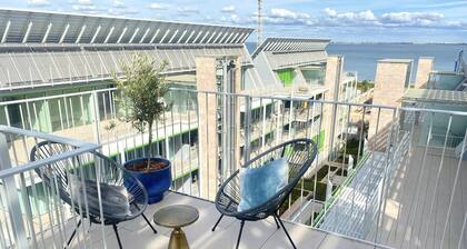 Penthouse with river view 5 minutes from Web Summit and more