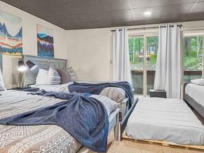 2 bedrooms, iron/ironing board, free WiFi, bed sheets