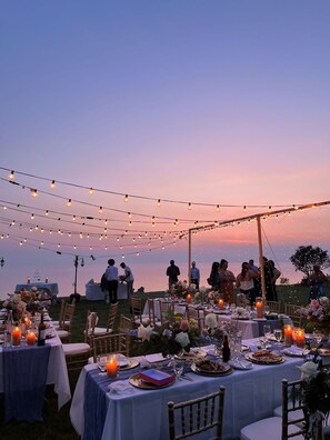 Bröllopsområde utomhus