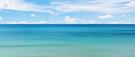 Vlak bij het strand