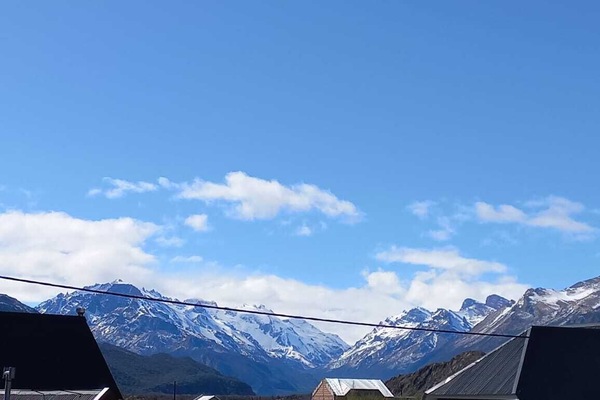 Blick von der Unterkunft