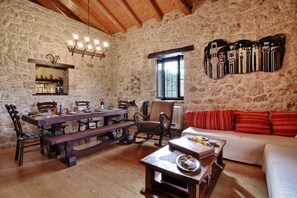 Villa | Living room | Fireplace