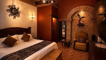 Cubrecamas, colchones con pillow-top y minibar