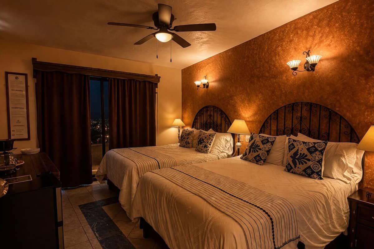 Phòng dành cho gia đình | Chăn bông, nệm có lớp đệm bông, minibar, trang trí khác biệt