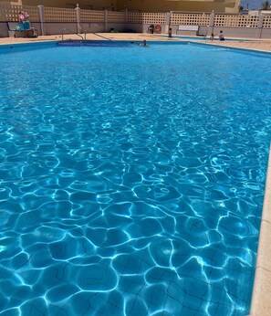 Outdoor pool - La Manga km 0, Piso de Playa - Beach Flat - 100m (La Manga)