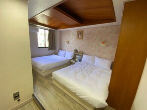 Standard Quadruple Room, 2 Double Beds | Down comforters, free WiFi - Daydaymeworld (Beigang)