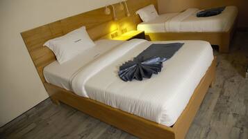 Egyptian cotton sheets, premium bedding, memory-foam beds, in-room safe