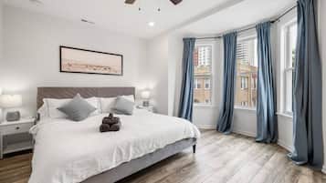 5 bedrooms, iron/ironing board, free WiFi, bed sheets