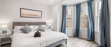 5 soverom, strykejern/-brett, wi-fi (inkludert) og sengetøy