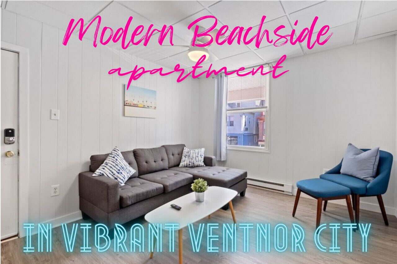 Unit 2 · 2BR Modern Apt 350 Ft. from Ventnor Beach