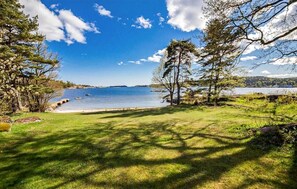 Vlak bij het strand, vissen