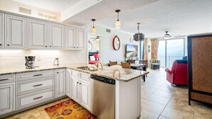Condo, 2 Bedrooms | Private kitchen - Shoalwater 905 (Orange Beach)
