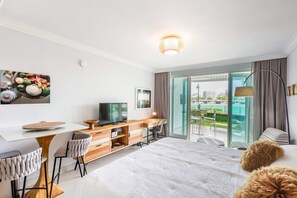 Desk, iron/ironing board, travel crib, WiFi