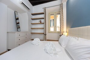 1 bedroom, iron/ironing board, Internet, bed sheets
