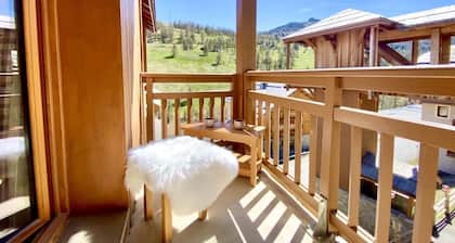 Vars Les Claux, at the foot of the slopes, T2 4* luxury residence with swimming pool