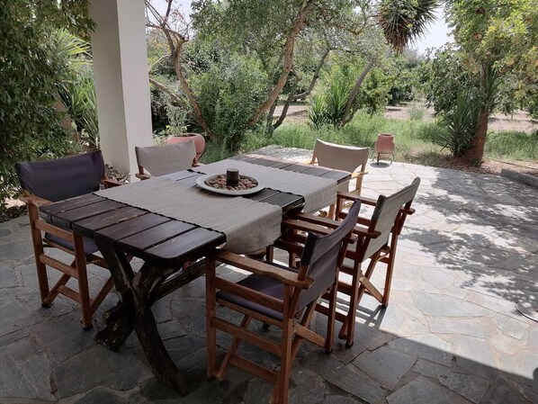 Udendørs spisemuligheder