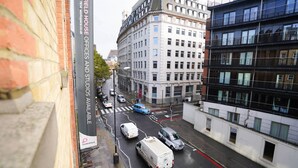 A street view with a building labeled "Hatfield House Offices and Studios Available."