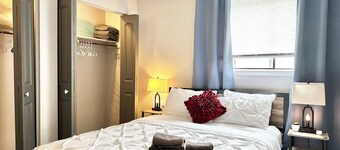 Comfy beds/Fast wifi/Getaway/Free Parking/Raging Waves Water park