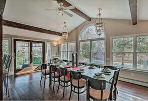 Dining - Huge Poconos Retreat with a Hot Tub a Heated Pool and close to hiking (Cresco)