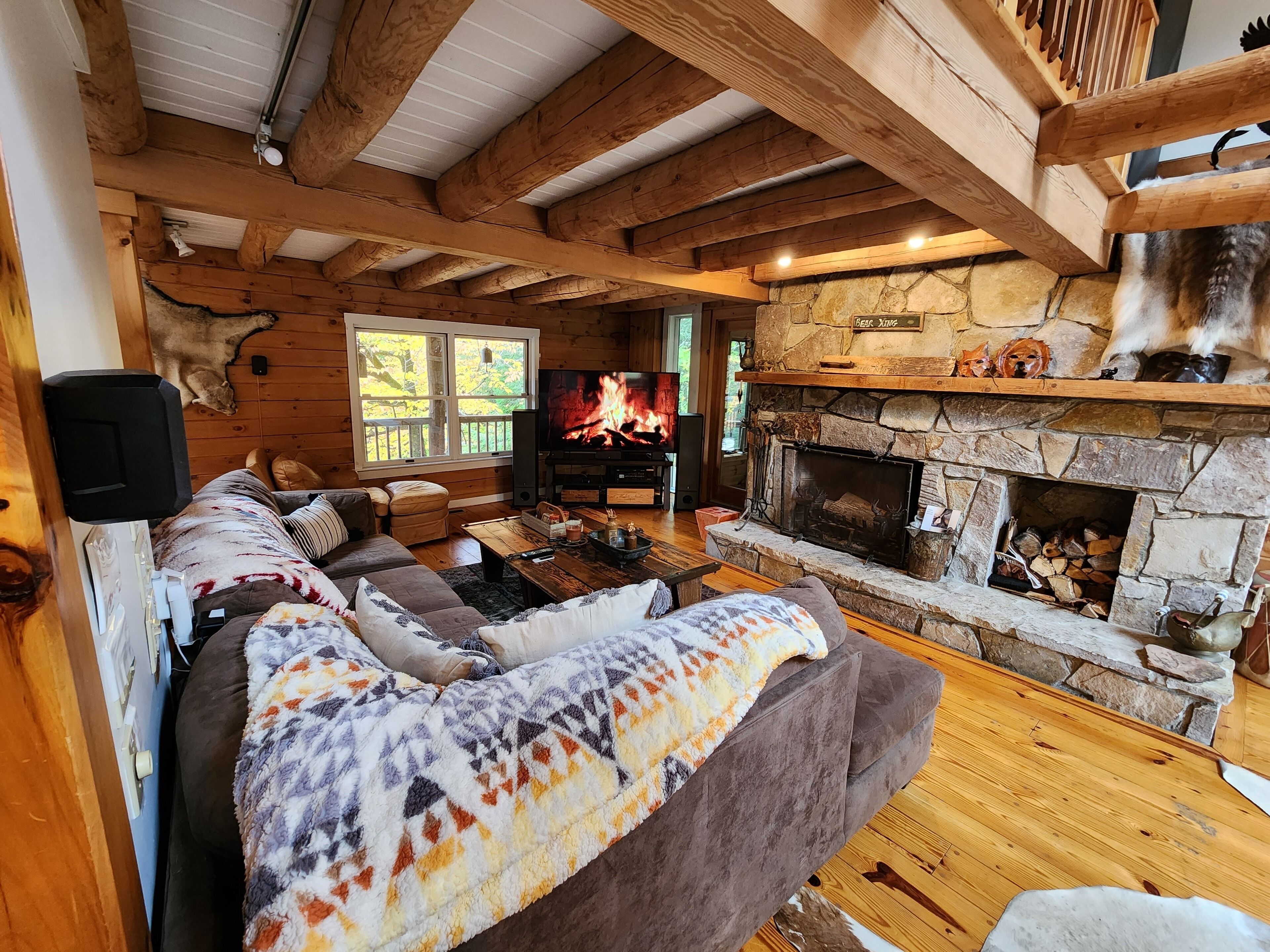 Smart-TV, Kamin, Videospiele, Drucker